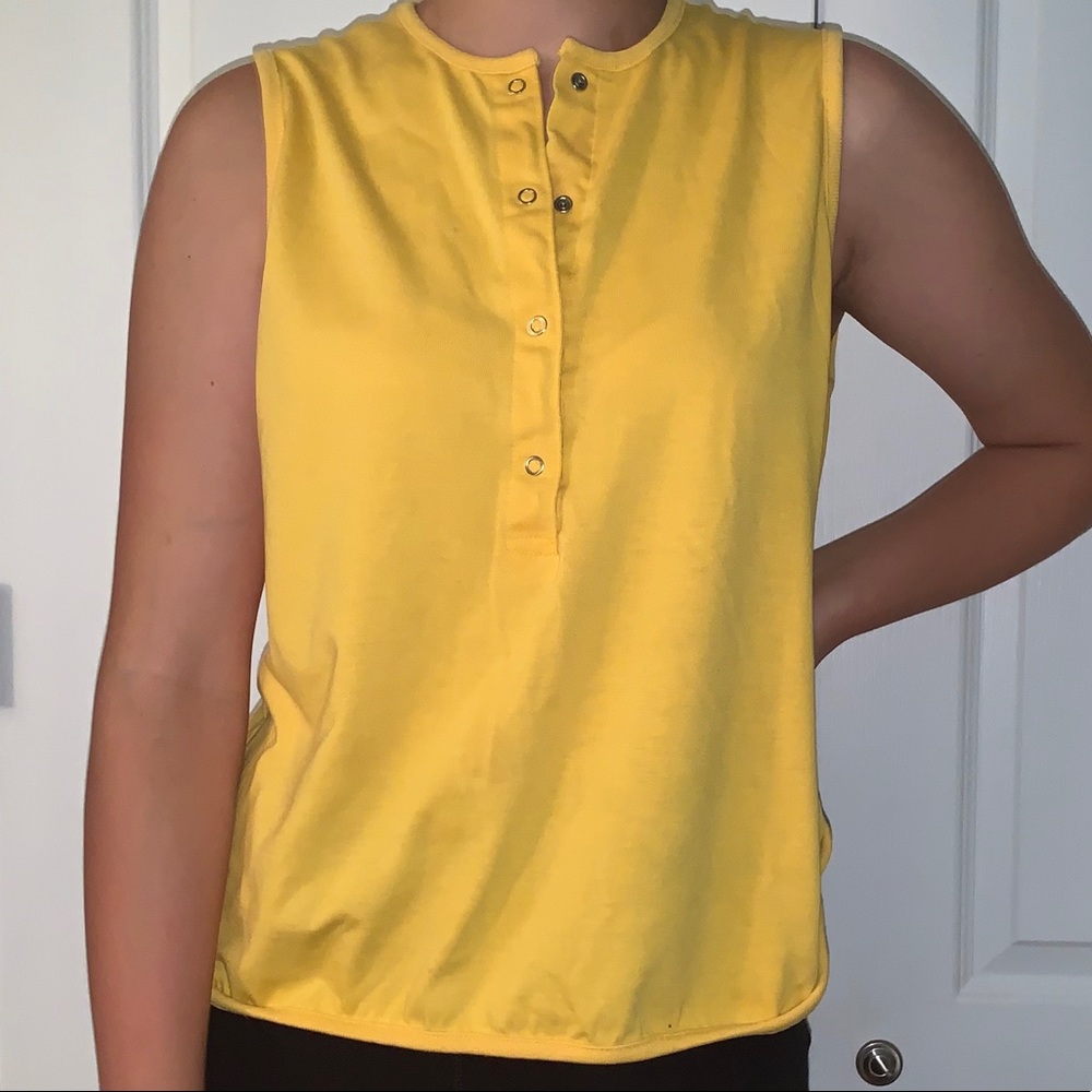 Vintage Yellow Tank Top